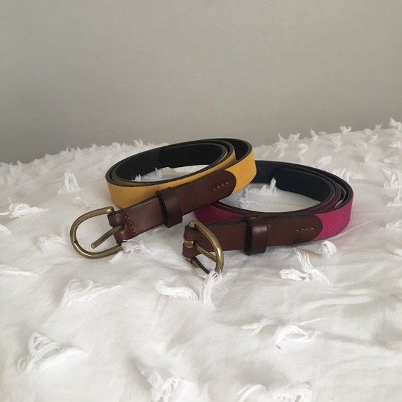 Set of 2 GAP leather belts, size S - Picture 2 of 5